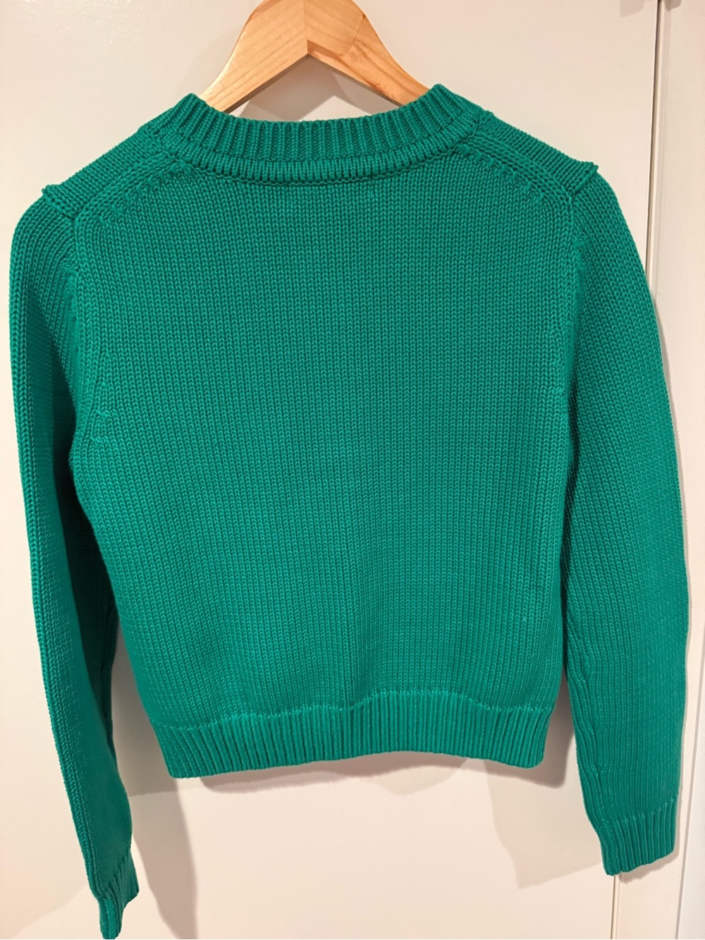 Boden Bright Green Button-Front Cardigan - Picture 3 of 5